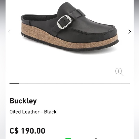 Birkenstock Leather Buckley Slip-On Clogs - Picture 1 of 6